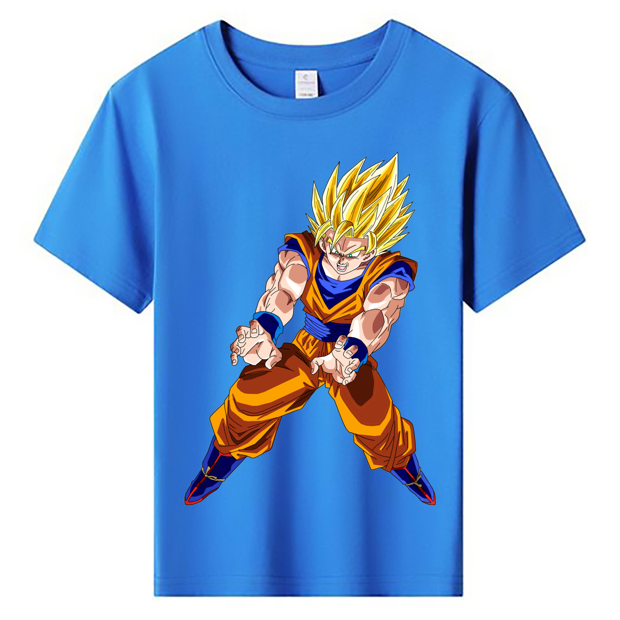 （画像用） ドラゴンボール 孫悟空（そん ごくう）Son Goku カカロット DRAGON BALL Kakarotto 綿100％キッズTシャツ（フロントプリント）